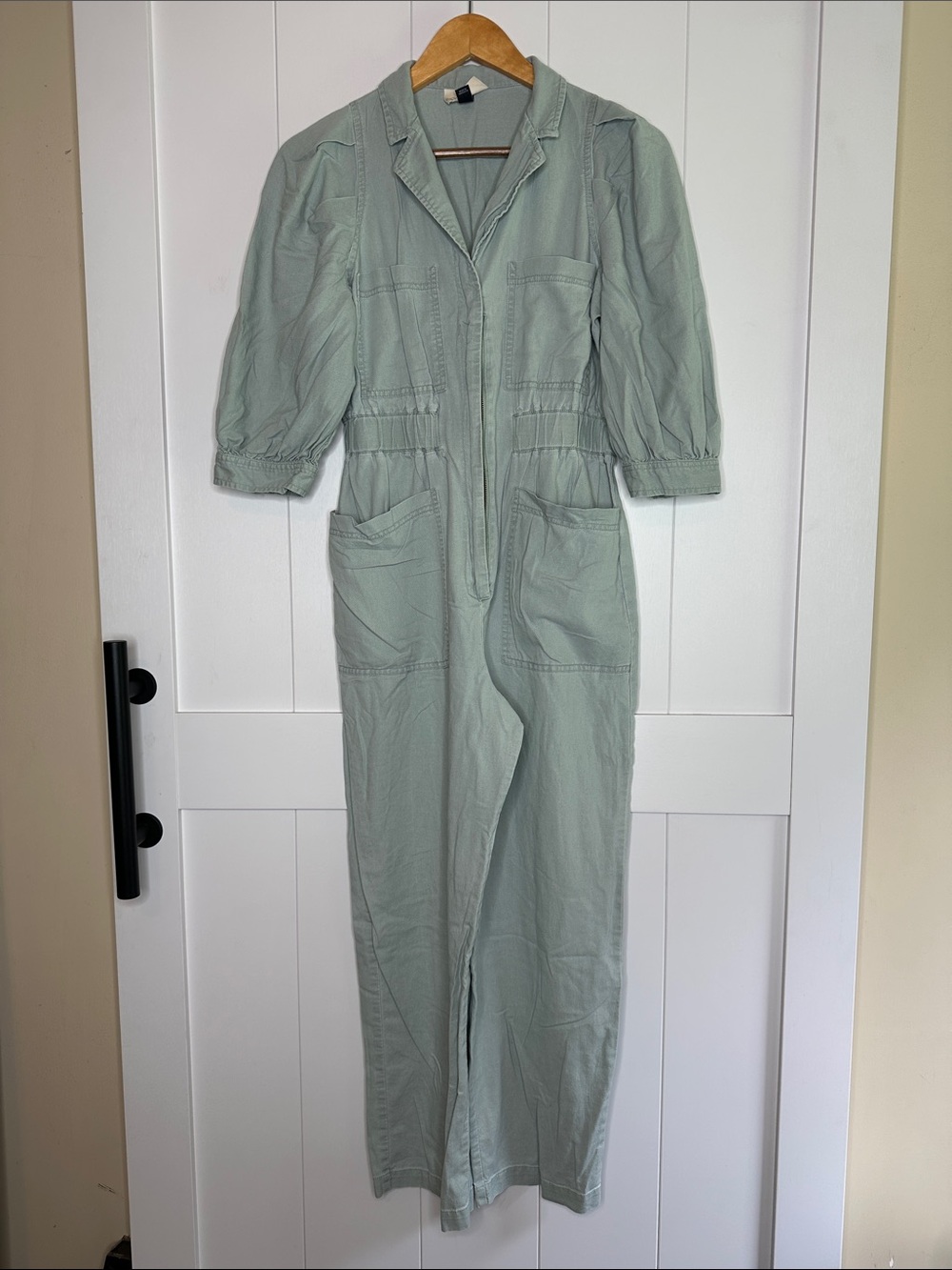 Universal Thread Sage Utility Jumpsuit with Front Zip Size 2